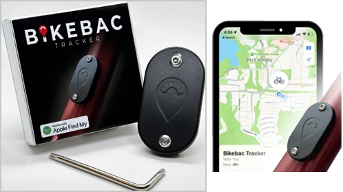 Bikerac Apple and Android tracking